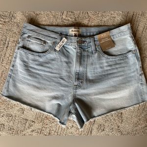 Madewell relaxed denim shorts, size 31, nwt